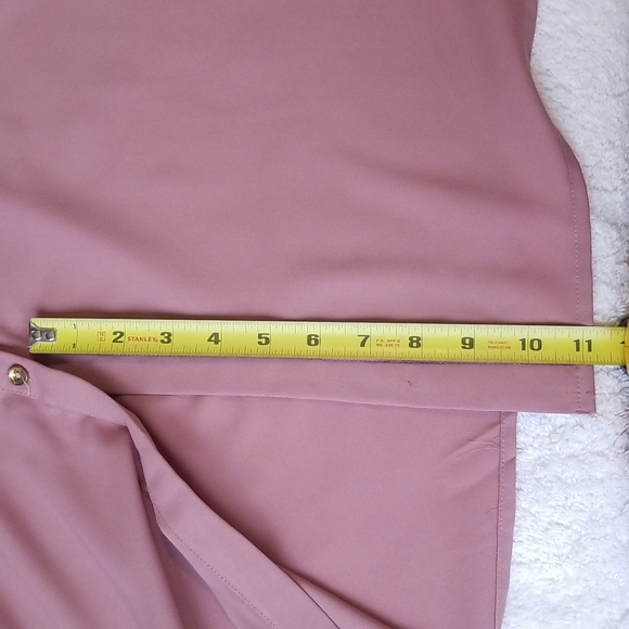 Live 4 Truth Mauve Pink Blouse with Mesh Floral Detail sz 3X - Picture 6 of 10